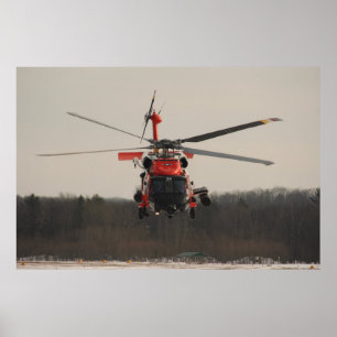 Küstenwache MH-60 Jayhawk Hubschrauber Poster
