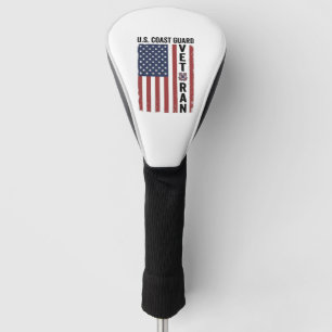 Küstenwache Veteran Flagge Vintage Vektor Design_1 Golf Headcover