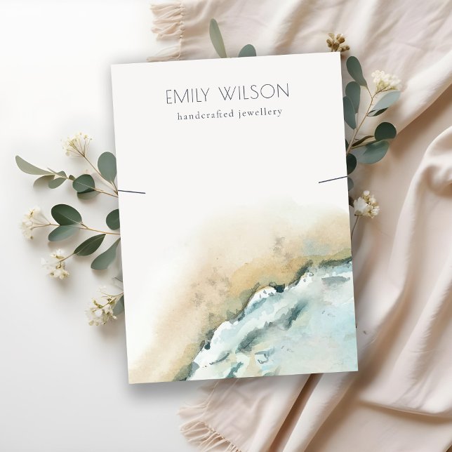 Küstenwacht Sand Beach Necklace Display Visitenkarte (Von Creator hochgeladen)