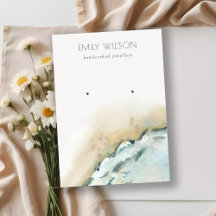 Küstenwacht Sand Beach Stuck Earring Display