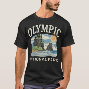 Küstenwaldlandschaft Hoh-Regenwald Olympic T-Shirt