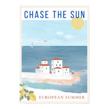 Küstenwandkunst "Chase the Sun" | Europäischer Som