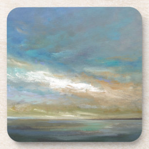 Küstenwolken mit Ozean Untersetzer