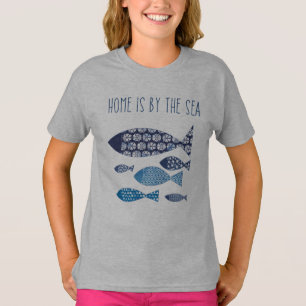 KüstenZuhause der kunst- ist durch das Meer T-Shirt