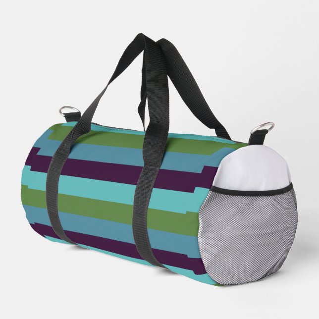Küstharmonie-Streifen Duffle Bag (Rechte Ecke)