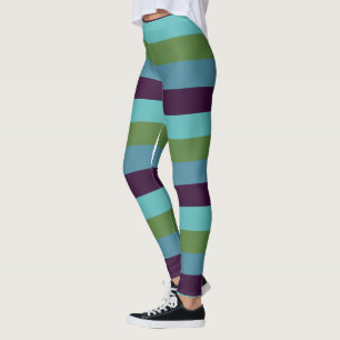 Küstharmonie-Streifen Leggings