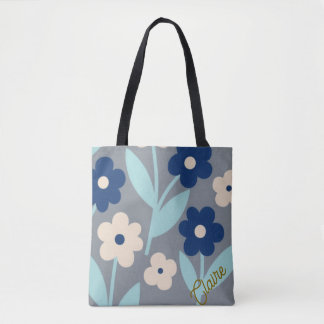 Küstliche Ruhe Florals | Indigo- und Türkismuster