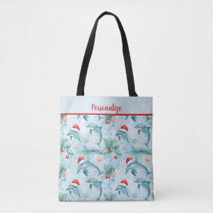 Küstliches Weihnachtsmann-Delfin-Personalize