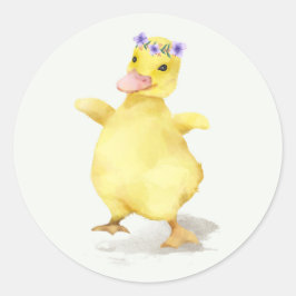 KUSTOM EASTER CHICK MIT KRAFT FÜR UMSCHLAG AUFKLEB RUNDER AUFKLEBER