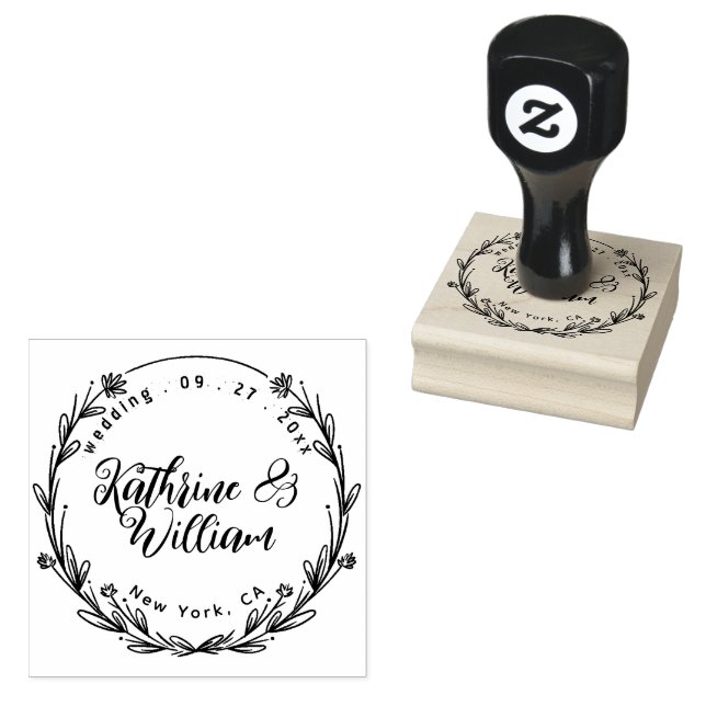 KUSTOM ELEGANTES KREISELFLORALWANDEL GUMMISTEMPEL (Stempel)