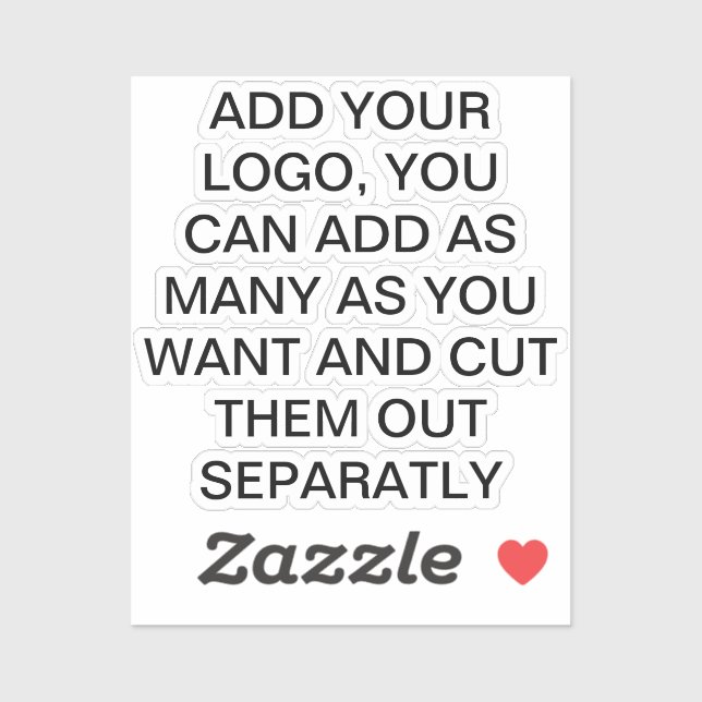 KUSTOM SIZE SKINNY ETIKETTEN (Blatt)