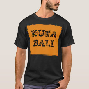 Kuta Bali orange dunkler T - Shirt