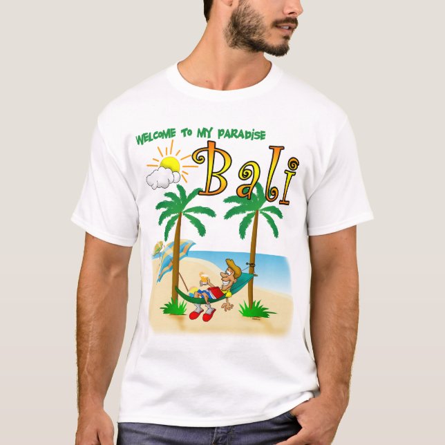 Kuta Bali Strand-T-Shirt T-Shirt (Vorderseite)
