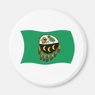 Kutenai-Stammesflaggenmagnet Magnet