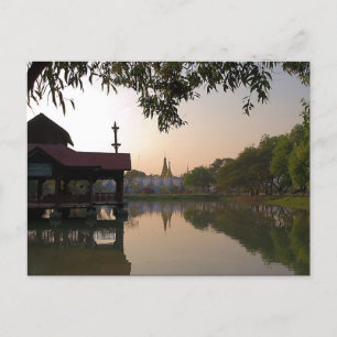 Kuthodaw Paya bei der Abendkarte Postkarte