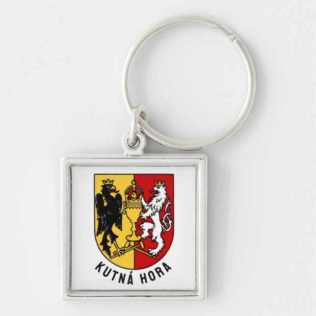 Kutná Hora Wappen, Tschechische Republik Schlüsselanhänger (Vorne)