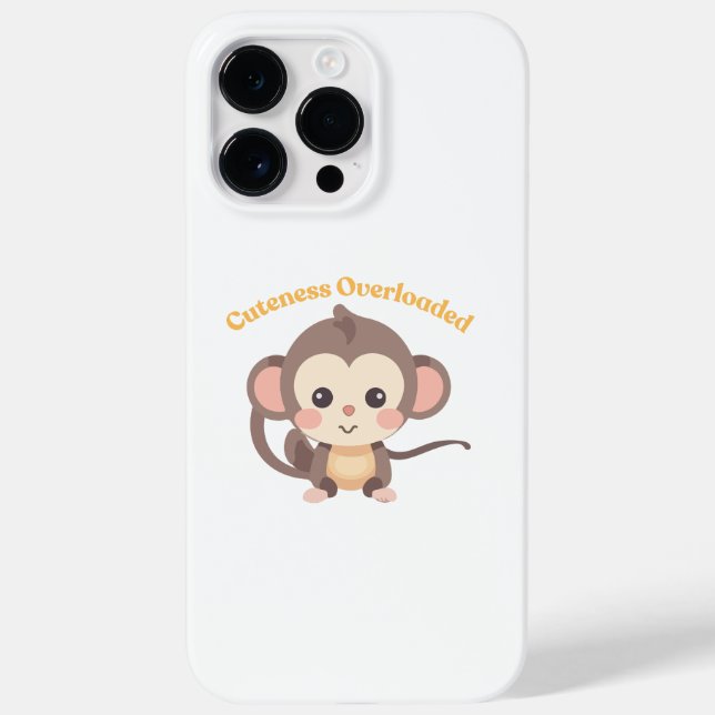 Kutness überlastet: Affe Case-Mate iPhone Hülle (Rückseite)