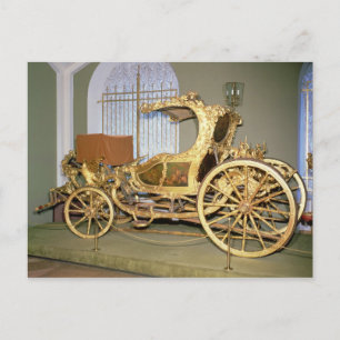 Kutsche der Kaiserin Catherine II Postkarte