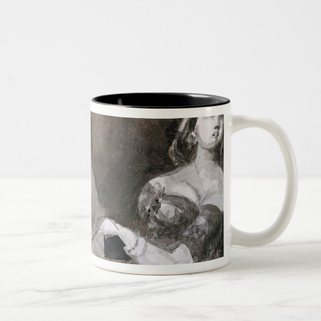 Kutschersitze Zweifarbige Tasse (Rechts)