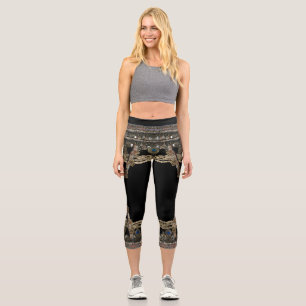 Kutschi-Stammmuster Capri Leggings