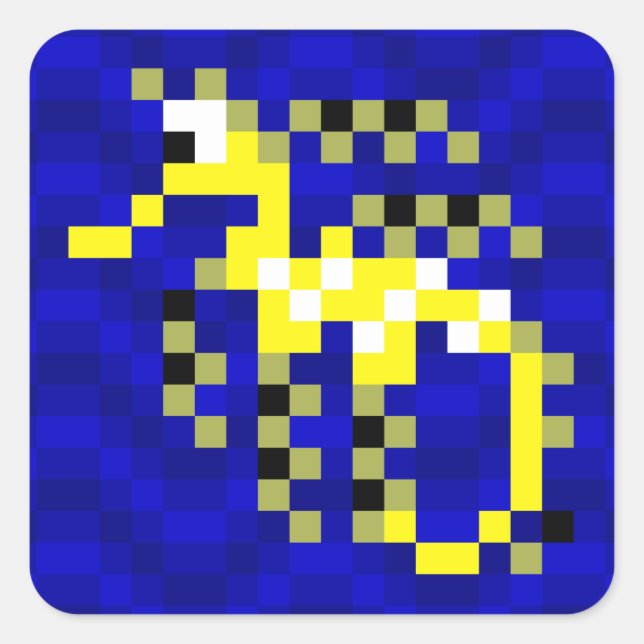 Kuttelleafe Seadragon-Aufkleber Quadratischer Aufkleber (Vorderseite)