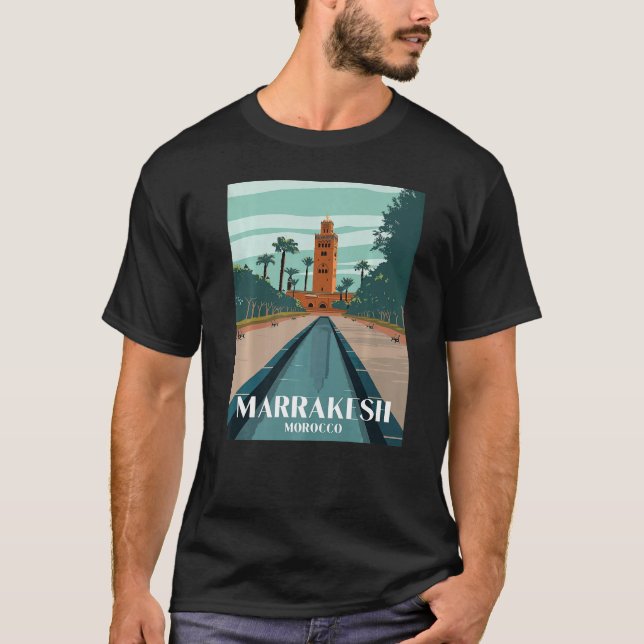 Kutubiyya Moschee Marrakesch Marokko Moschee der B T-Shirt (Vorderseite)