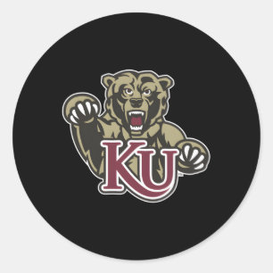 Kutztown Golden Bears Icon Runder Aufkleber