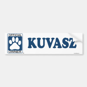 Kuvasz Blau Autoaufkleber