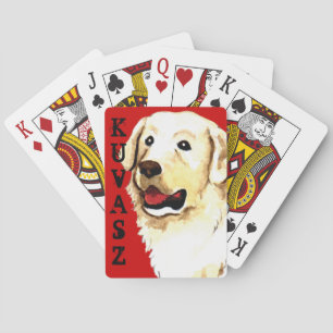 Kuvasz Farbblock Spielkarten