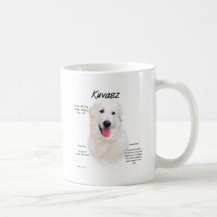 Kuvasz-Geschichtsdesign Kaffeetasse