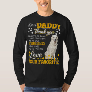 Kuvasz Liear Daddy Danke, dass du mein Vater bist T-Shirt