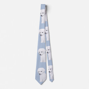 Kuvasz-Malerei - Niedliche Original Hunde-Kunst Krawatte