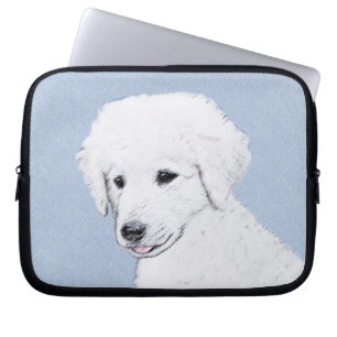 Kuvasz-Malerei - Niedliche Original Hunde-Kunst Laptopschutzhülle