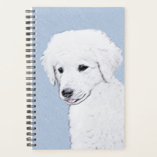 Kuvasz-Malerei - Niedliche Original Hunde-Kunst Planer