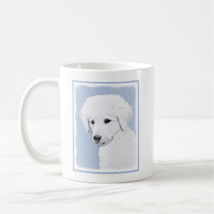Kuvasz-Malerei - Niedliche Original Hunde-Kunst Tasse
