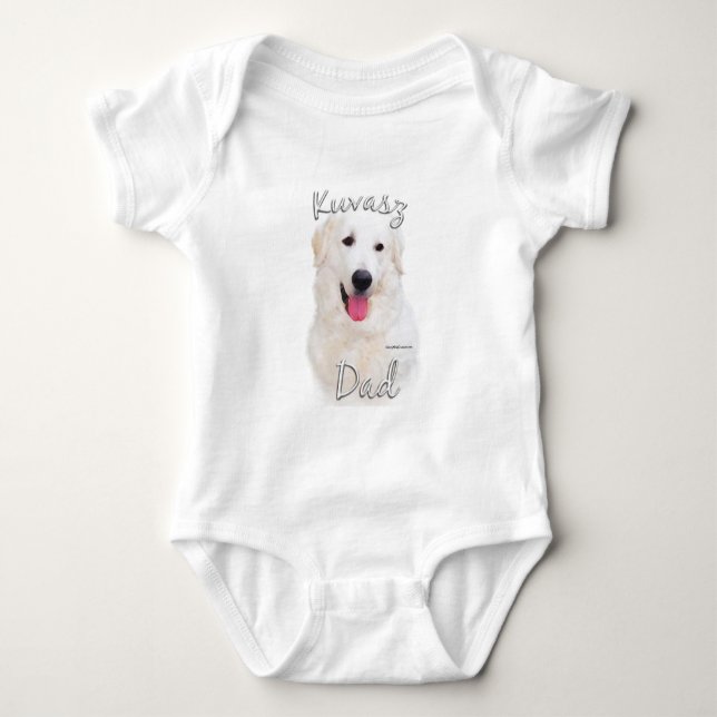 Kuvasz-Vater 2 Baby Strampler (Vorderseite)