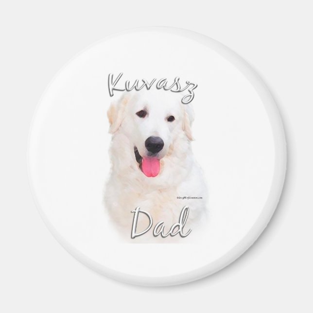 Kuvasz-Vater 2 Magnet (Vorne)