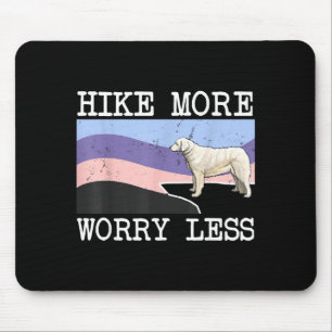 Kuvaszok wandern mehr, sorgen weniger Grafikwander Mousepad