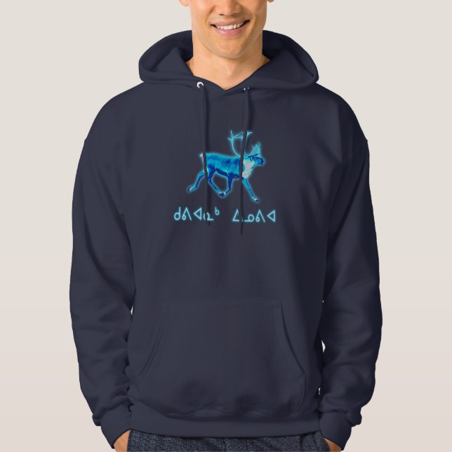 Kuvianak Innovia - Blaue Karibik (Reindeer) Hoodie (Vorderseite)