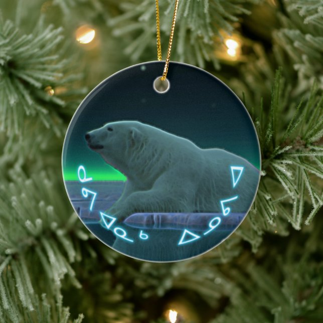 Kuvianak Innovia - EisEdge Polar Bear Keramik Ornament (Baum)