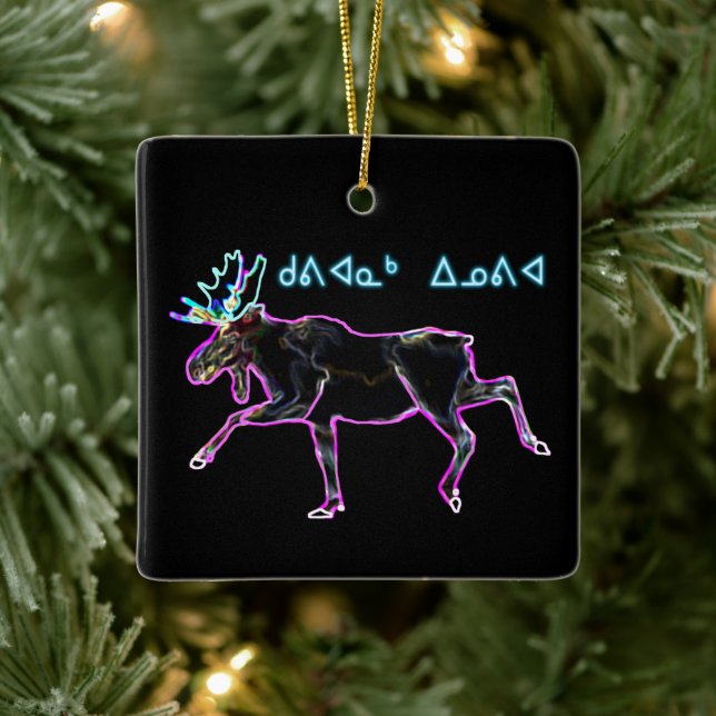 Kuvianak Innovia - Elektrischer Elch Keramikornament (Baum)