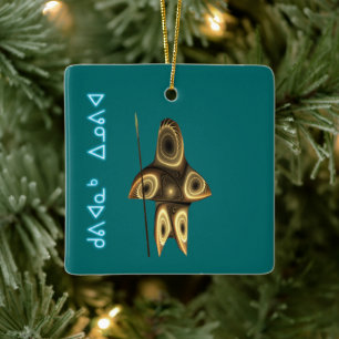 Kuvianak Innovia - Fraktal Inuit Hunter Keramikornament