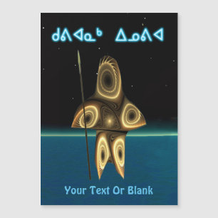 Kuvianak Innovia - Fraktal Inuit Hunter Magnetkarte