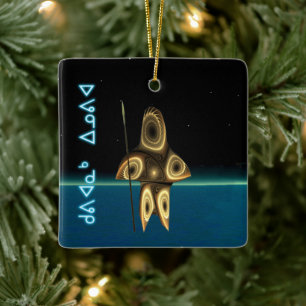 Kuvianak Innovia - Fraktaler Inuit-Jäger Keramikornament