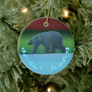 Kuvianak Innovia - Polar Lights Polar Bear Keramikornament