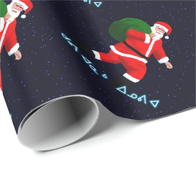 Kuvianak Innovia - Weihnachtsmann Geschenkpapier (Rolleneckpunkt)