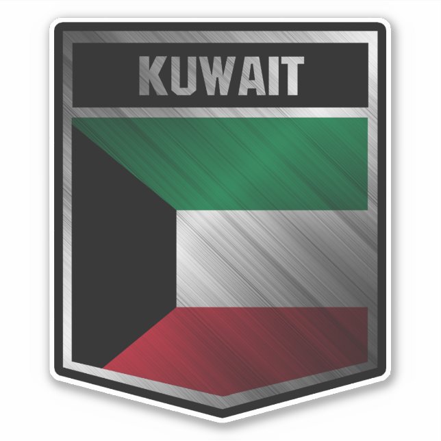 Kuwait Aufkleber (Vorderseite)