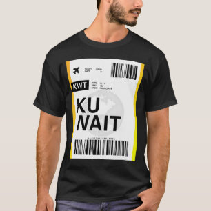 Kuwait Boarding Pass T-Shirt