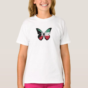 Kuwait Butterfly Flag T-Shirt