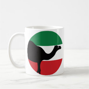 Kuwait Dromedary Kuwaiti Nationale Tierflagge Kaffeetasse